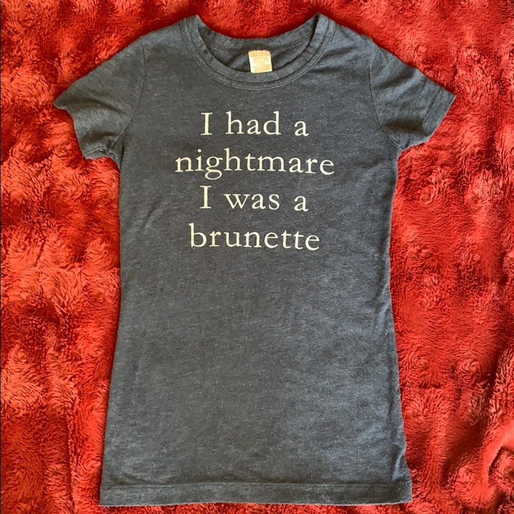 Abercrombie and Fitch funny blond vintage T-shirt